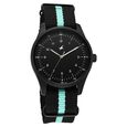Fastrack Stunners Quartz Analog Black Dial Two Toned Nylon Strap Watch For Guys - image number 1