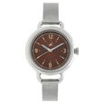 Fastrack Bare Basics Quartz Analog Blue Dial Stainless Steel Strap Watch for Girls
