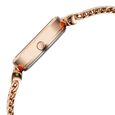Vyb Seeker By Fastrack Quartz Analog Silver Dial Rose Gold Metal Strap Watch For Girls - image number 5