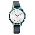 Fastrack Glitch Quartz Analog Silver Dial Leather Strap Watch for Girls - image number 0