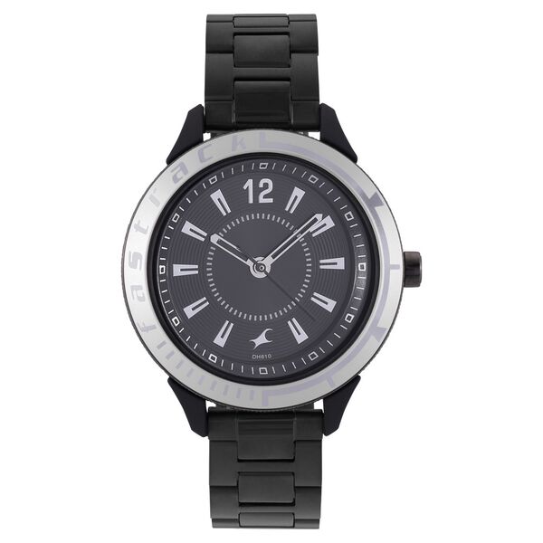 Fastrack Varsity Black Dial Quartz Analog Watch for Girls - image number 1