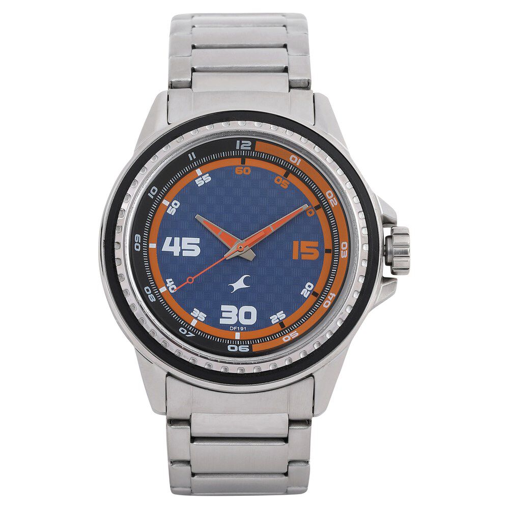 Fastrack orange deals strap watch