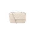 Fastrack Quilted Sling Bag in White with Chain Detailing - image number 1