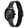 Fastrack Vyb Manifester Quartz Analog Black Dial Stainless Steel Strap Watch for Girls - image number 3