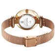 Fastrack Vyb Classique Quartz Analog Rose Gold Dial Rose Gold Metal Strap Watch For Women - image number 4