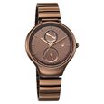 Fastrack Gelato brown multifunction metal strap watch with Chocolate dial for Girls - image number 1