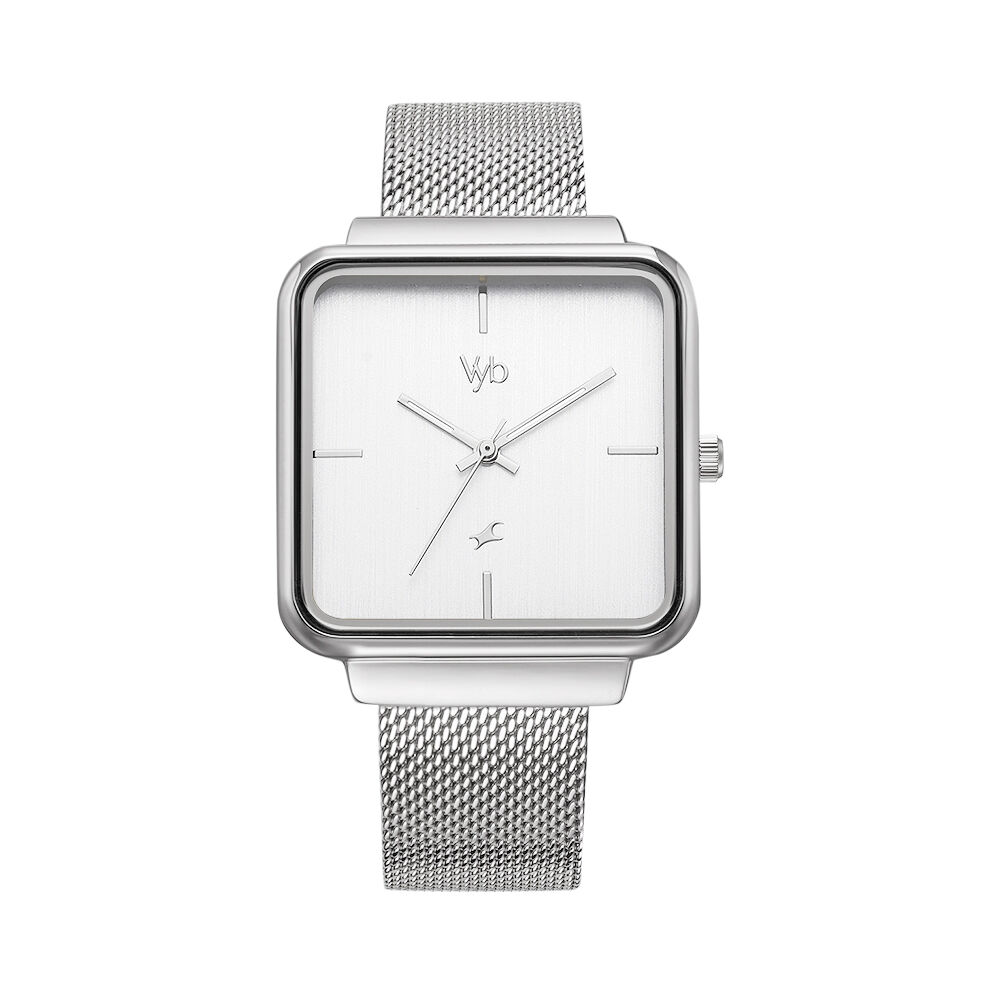 Fastrack cheap silver watch