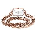 Vyb Showstopper By Fastrack Quartz Analog Silver Dial Metal Strap Watch For Girls - image number 6