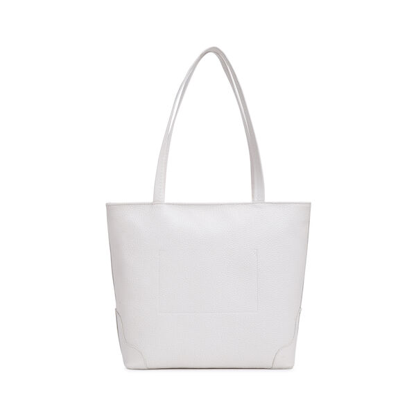 Fastrack Stylish Textured Tote Bag for Women | Trendy Casual Bag for Ladies, Women, Girls | Everyday College Bag Made of High-Quality Faux Leather (White) - image number 2