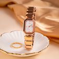 Vyb Celeste By Fastrack Quartz Analog Silver Dial Metal Strap Watch For Girls - image number 0