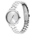 Fastrack Stunners Quartz Analog Silver Dial Metal Strap Watch for Girls - image number 2