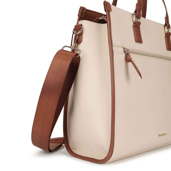 Powercarry laptop tote - beige - image number 7