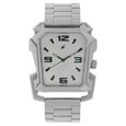 Fastrack Quartz Analog White Dial Stainless Steel Strap Watch for Guys