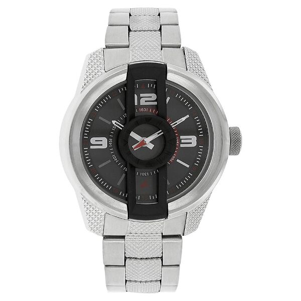 Fastrack Motorheads Quartz Analog Black Dial Stainless Steel Strap Watch for Guys - image number 0