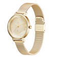 Fastrack Vyb Aurora Quartz Analog Golden Dial Stainless Steel Strap Watch for Girls - image number 3