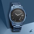 Fastrack Thor Quartz Analog with Date Black Dial Metal Strap Watch for Guys - image number 0