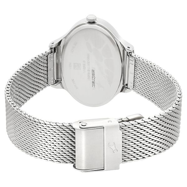 Fastrack Denim Quartz Analog Blue Dial Stainless Steel Strap Watch for Girls - image number 4