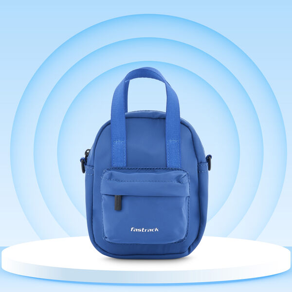 Fastrack Snack-Pack Blue Sling Bag with Detachable Sling - image number 0