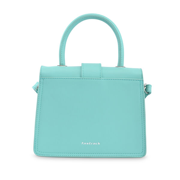 Fastrack Solid Structured Satachel  in Blue - image number 4