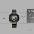 Fastrack Multifunction Textured Black Dial Men's Watch with Integrated Black Metal Bracelet - image number 3