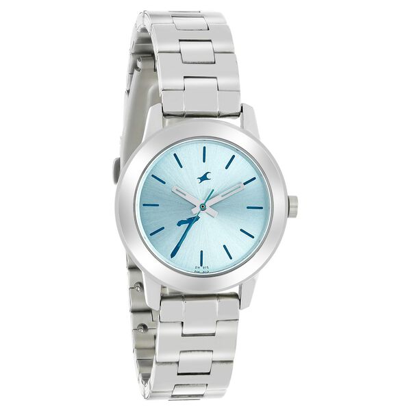 Fastrack Tropical Waters Quartz Analog Green Dial Metal Strap Watch for Girls - image number 1