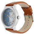 Fastrack Road Trip Quartz Analog Blue Dial Leather Strap Watch for Guys - image number 2