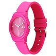 Fastrack Tees Urbanique Quartz Analog Pink Dial Silicon Strap Watch For Girls - image number 2