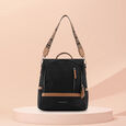 Fastrack Black Nylon Backpack with Designer Webbing Strap - image number 0