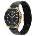 Vyb Orion By Fastrack Quartz Analog Black Dial Metal Strap Watch For Guys - image number 3