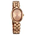 Vyb Enigma By Fastrack Quartz Analog Rose Gold Dial Rose Gold Metal Strap Watch For Girls - image number 1