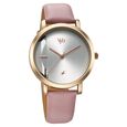Fastrack Vyb Siren Quartz Analog Silver Dial Leather Strap Watch For Girls - image number 2
