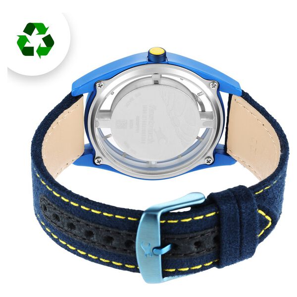 Fastrack Revibe Quartz Multifunction Blue Dial Fabric Strap Watch for Guys - image number 5