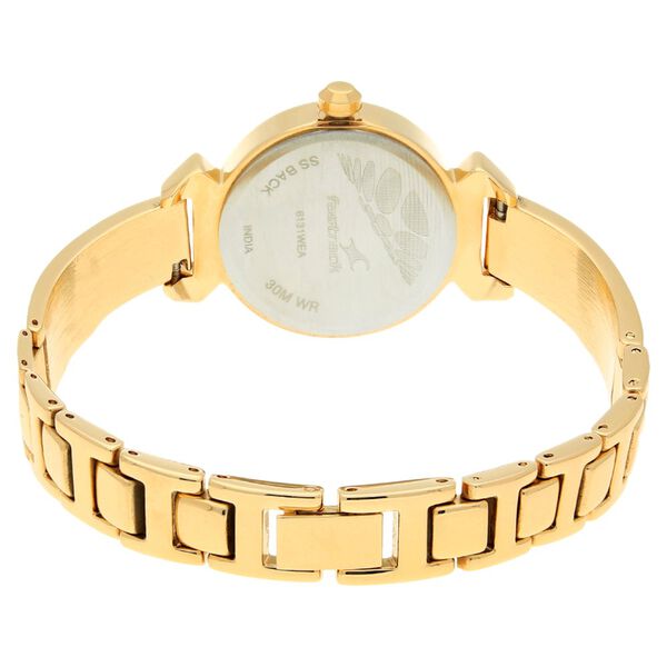 Fastrack Quartz Analog Bicolour Dial Metal Strap Watch for Girls - image number 3