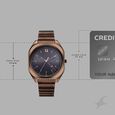 Fastrack 9 to Fine Analog with Black Dial Metal Strap Watch for Guys - image number 3