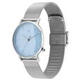 Fastrack Stunners X Quartz Analog Blue Dial Stainless Steel Strap Watch For Girls - image number 2