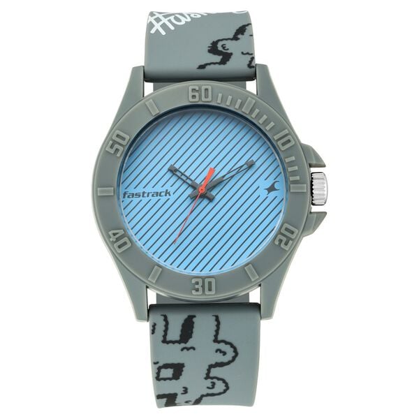 Fastrack Hashtag Quartz Analog Multicoloured Dial Silicone Strap Unisex Watch - image number 1