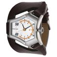 Fastrack Quartz Analog Silver Dial Leather Strap Watch for Guys - image number 1