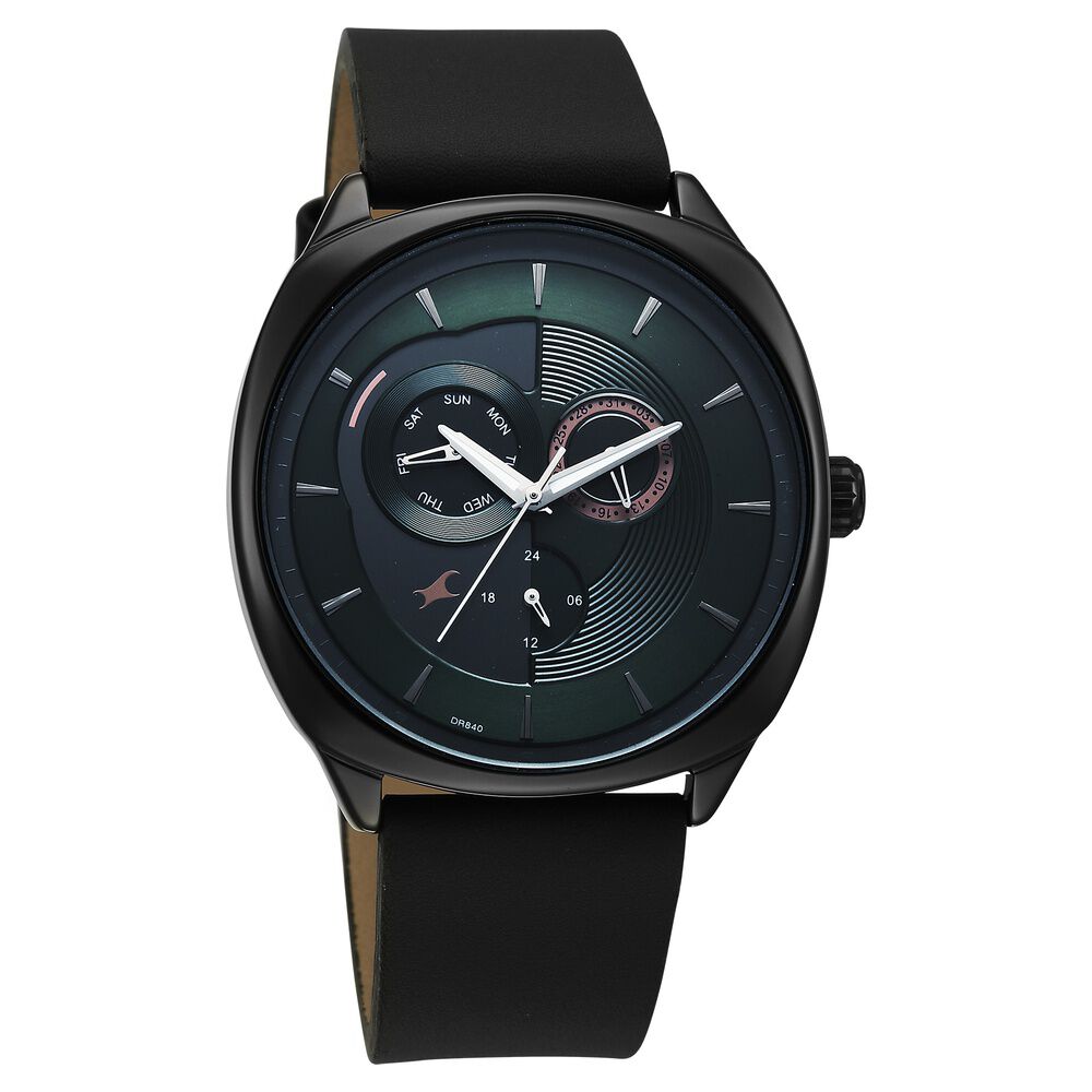 Buy Online Fastrack Tick Tock Quartz Multifunction Green Dial