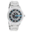 Fastrack Loopholes Quartz Analog with Date Black Dial Stainless Steel Strap Watch for Guys - image number 1