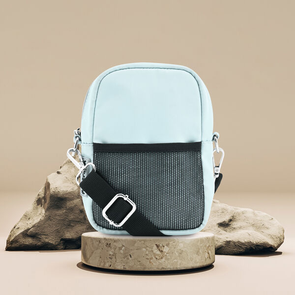 Fastrack Silver Grey Crossbody Sling Bag for Girls - image number 0