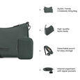 Fastrack Black Crossbody Sling Bag for Girls - image number 9