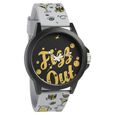Fastrack Wicked Lines Quartz Analog Black Dial Silicone Strap Unisex Watch - image number 1