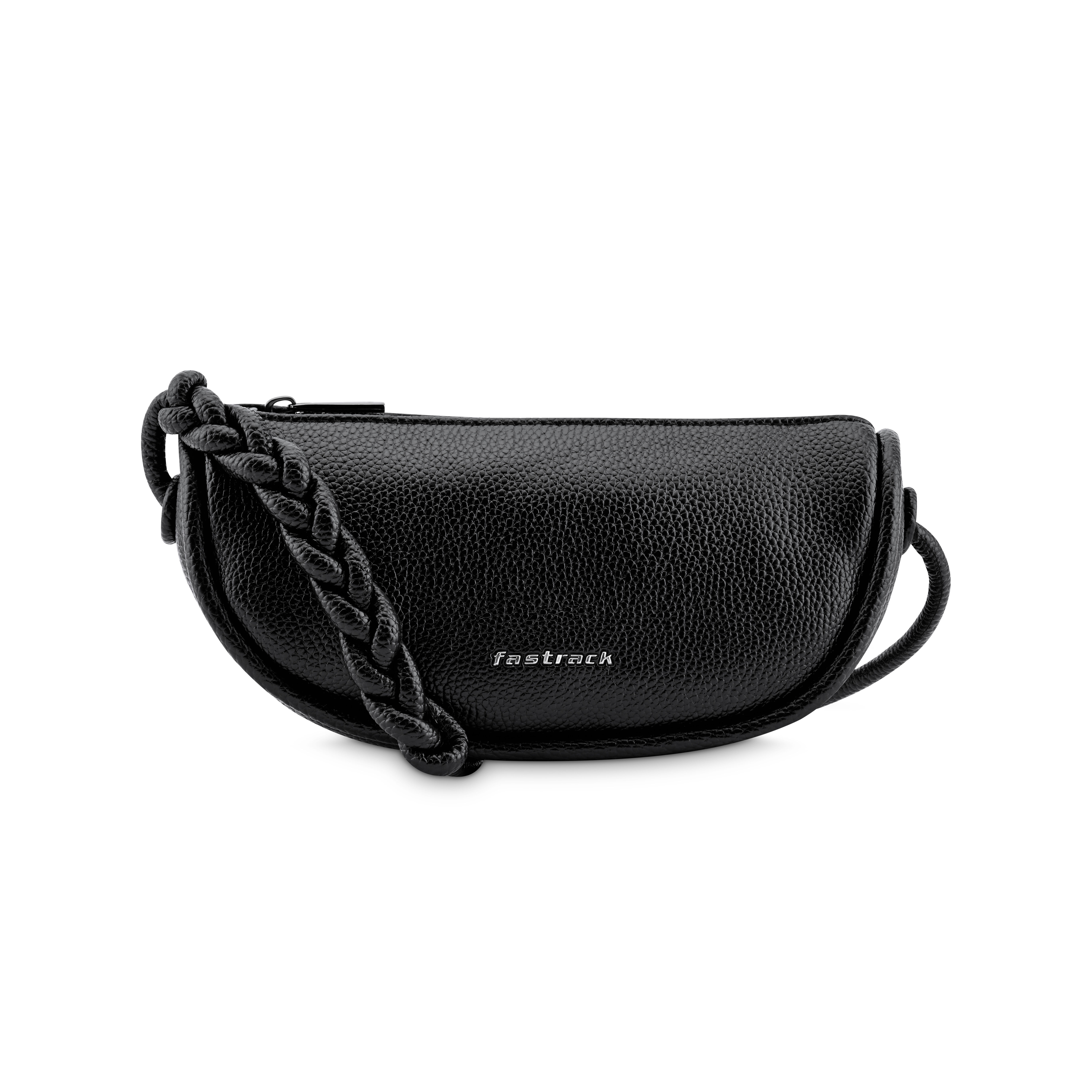 Buy Online Fastrack Lunar Sling Bag f244slsms02bk1 Fastrack