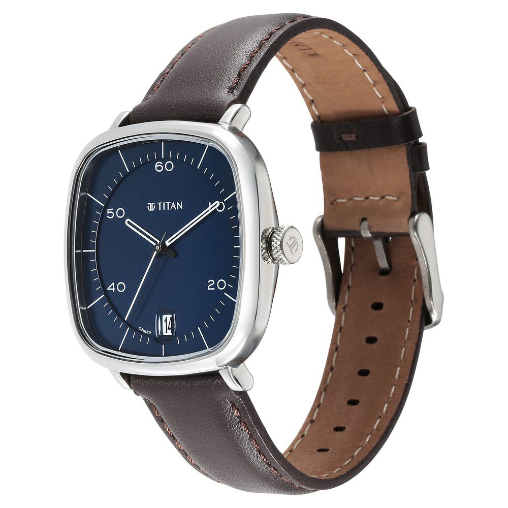 Titan neo analog blue dial men's watch on sale