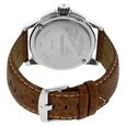 Fastrack Quartz Analog Silver Dial Leather Strap Watch for Guys - image number 3