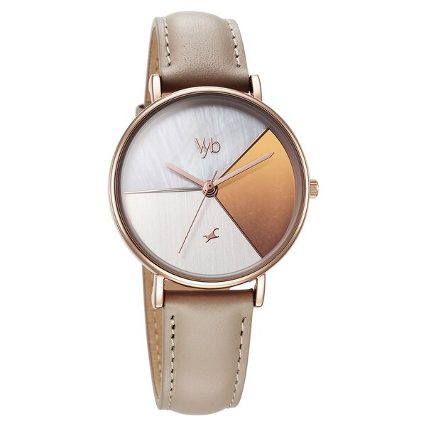Fastrack Vyb Muse Quartz Analog Multicoloured Dial Leather Strap Watch for Girls - image number 2