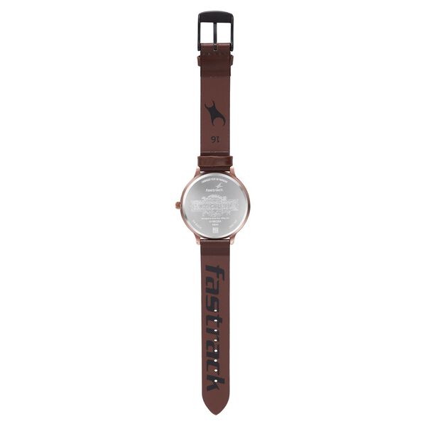 Fastrack Game Of Thrones Quartz Analog Black Dial Leather Strap Watch for Girls - image number 5
