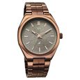 Vyb Aviator By Fastrack Quartz Analog Beige Dial Brown Stainless Steel Strap Watch For Guys - image number 1