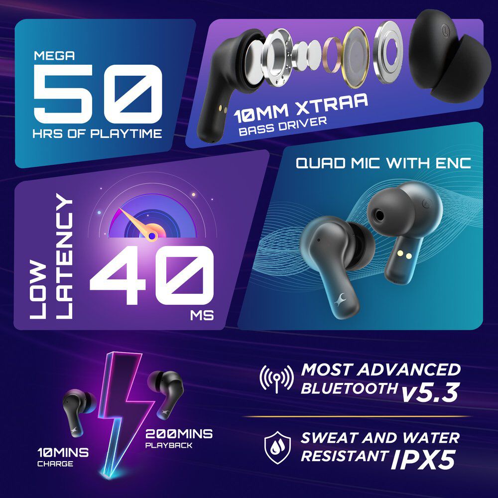 Fastrack earphones deals