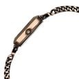 Fastrack Vyb Showstopper Quartz Analog Golden Dial Brown Metal Strap Watch For Girls - image number 4